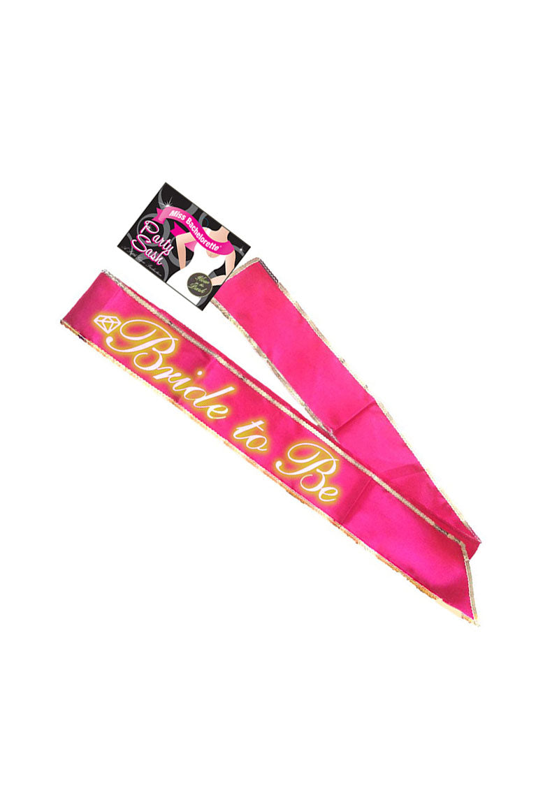 Glow In The Dark Bride to Be Sash