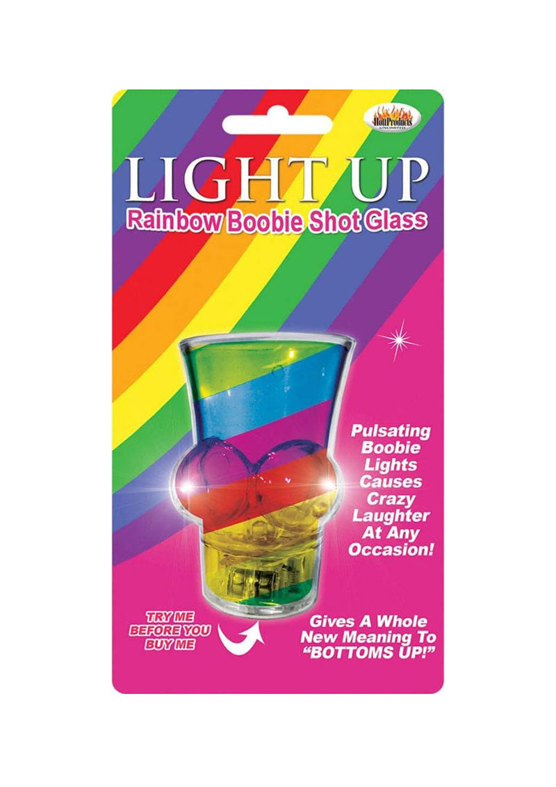 Light Up Rainbow Boobie Shot Glass