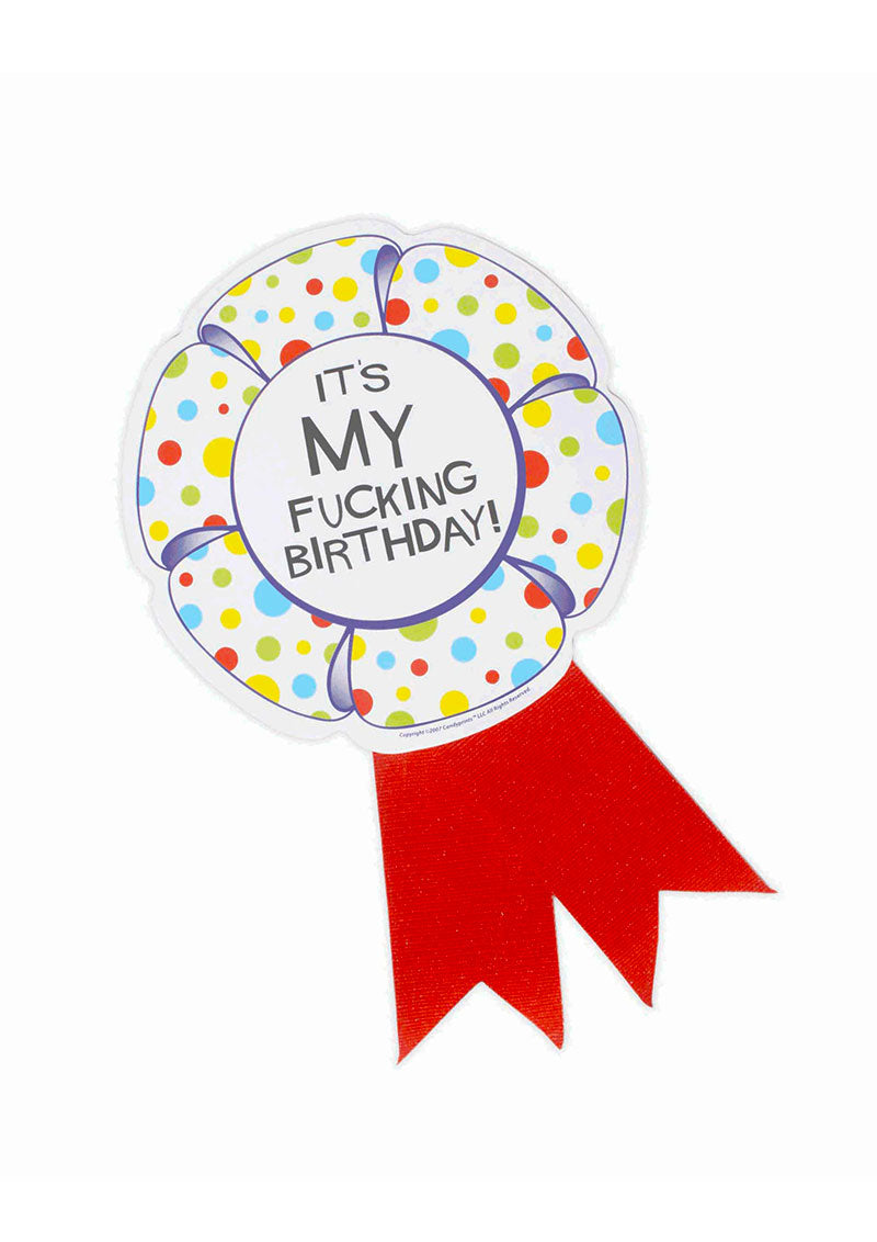 X-Rated Birthday Badge
