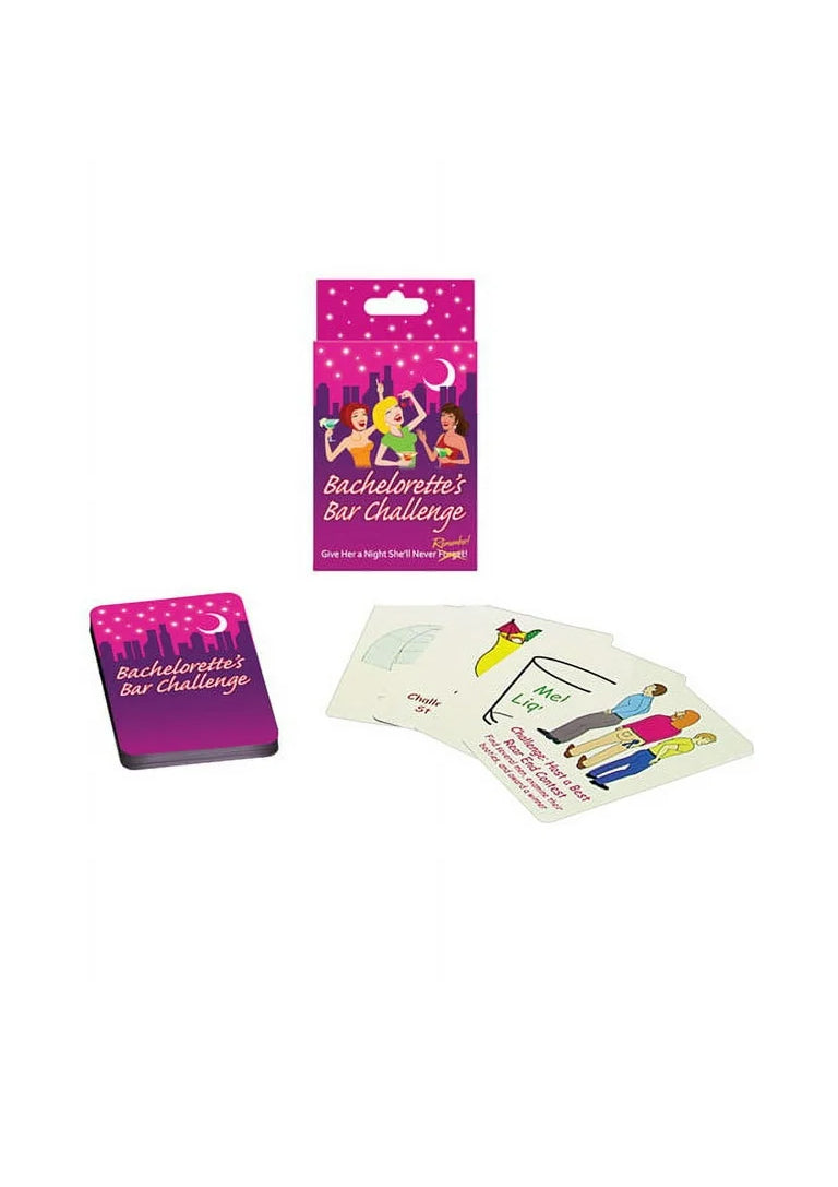 Bachelorettes Bar Challenge Cards