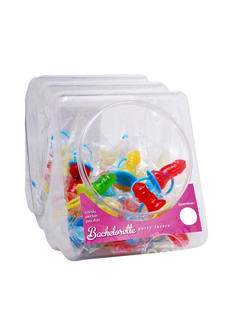 Bachelorette Party Favors Candy Pecker Pacifier - 48 Count