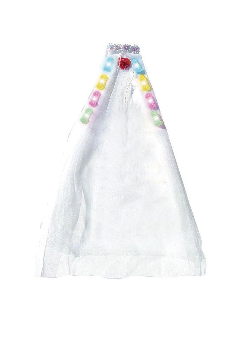 Flashing Peckers Bachelorette Party Veil