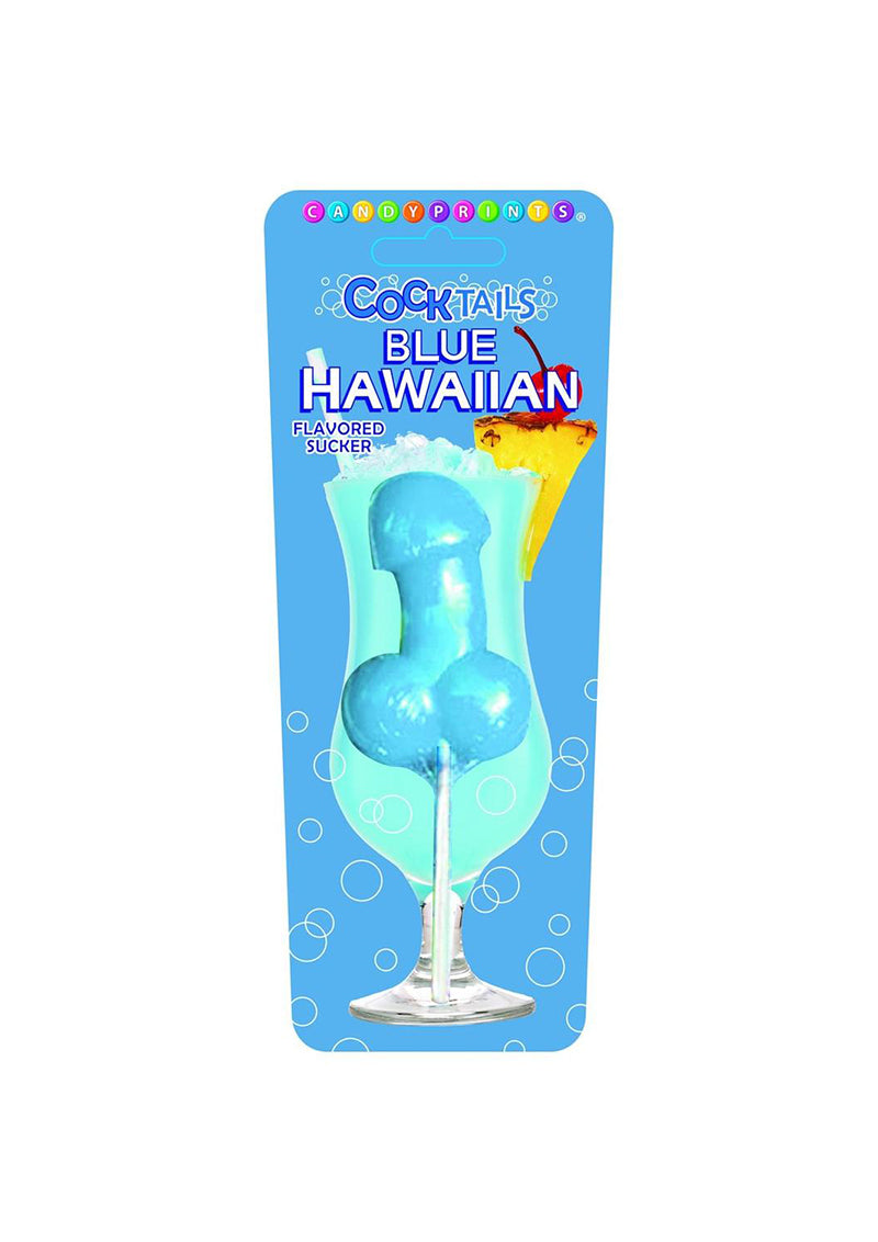 Blue Hawaiian Cocktail Sucker