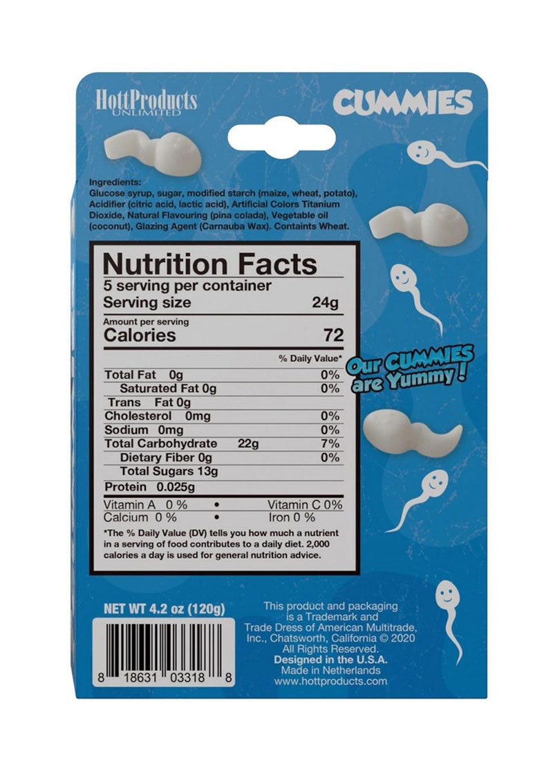 Sperm Shaped Gummies - Pina Colada