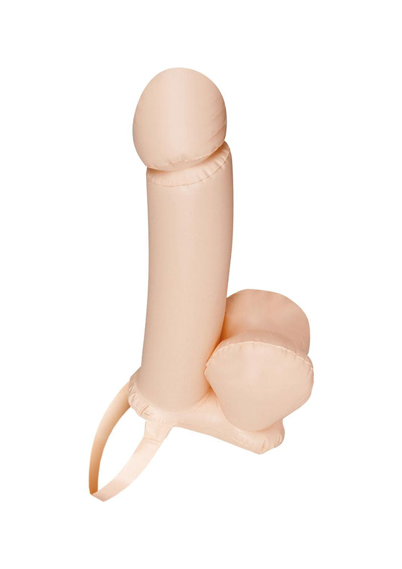Inflatable Strap-On Penis