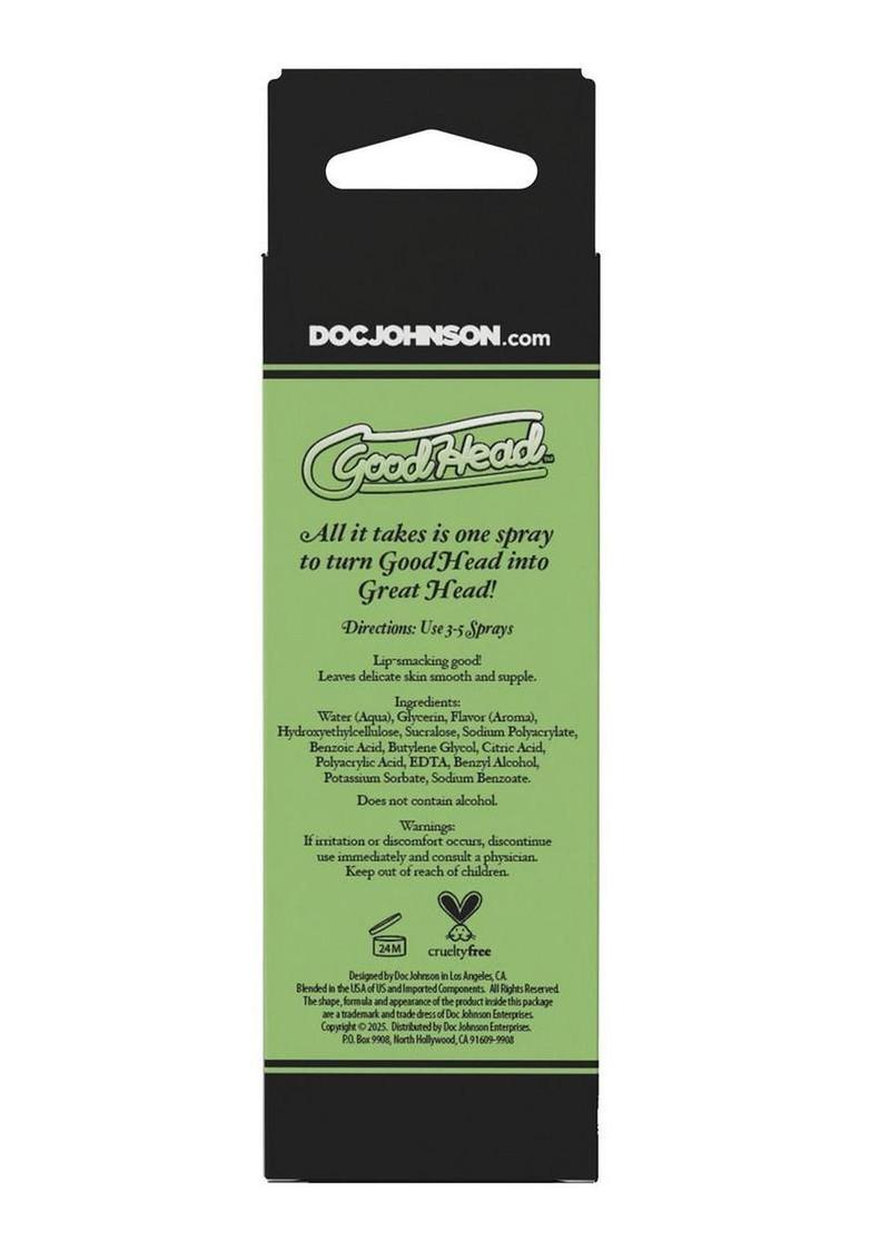 Goodhead Juicy Head Cocktails Dry Mouth Spray Boxed 2oz - Mojito