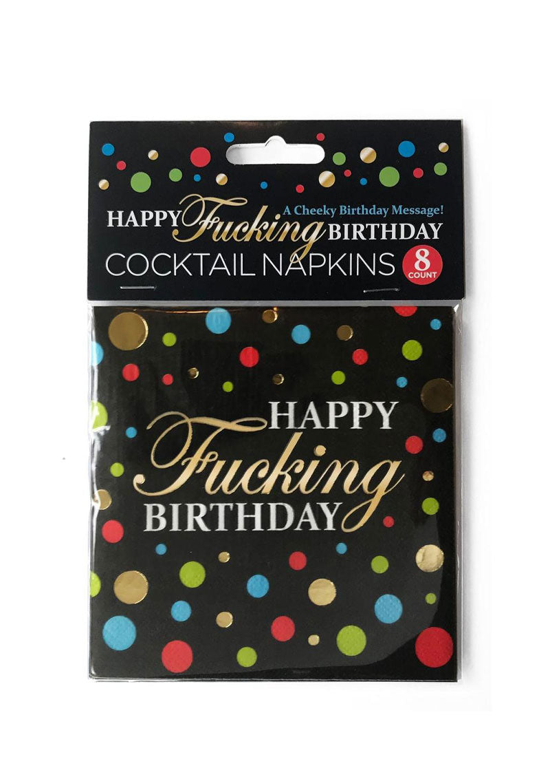 Happy F'n Birthday Napkins
