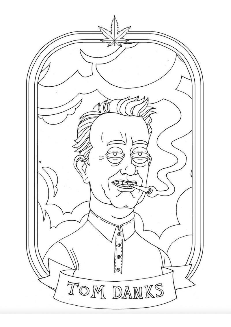 High AF Adult Coloring Book – Fun & Weed-Inspired Activity