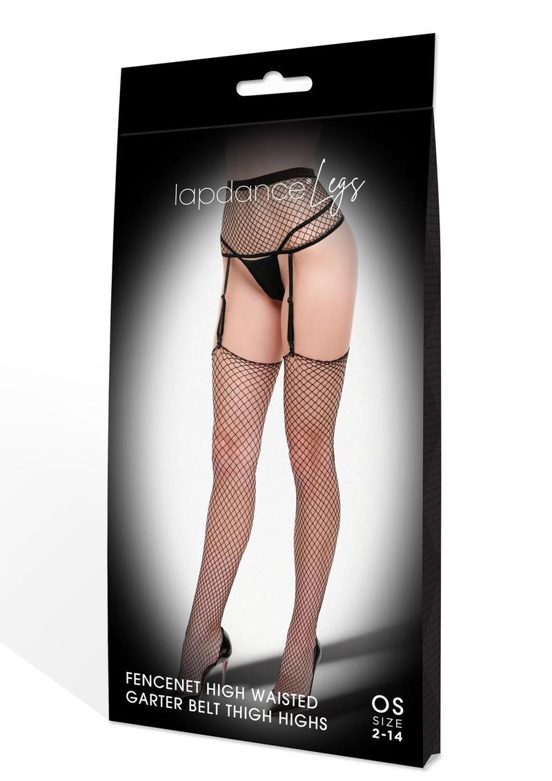 Lapdance Legs Diamond Net Garter Os