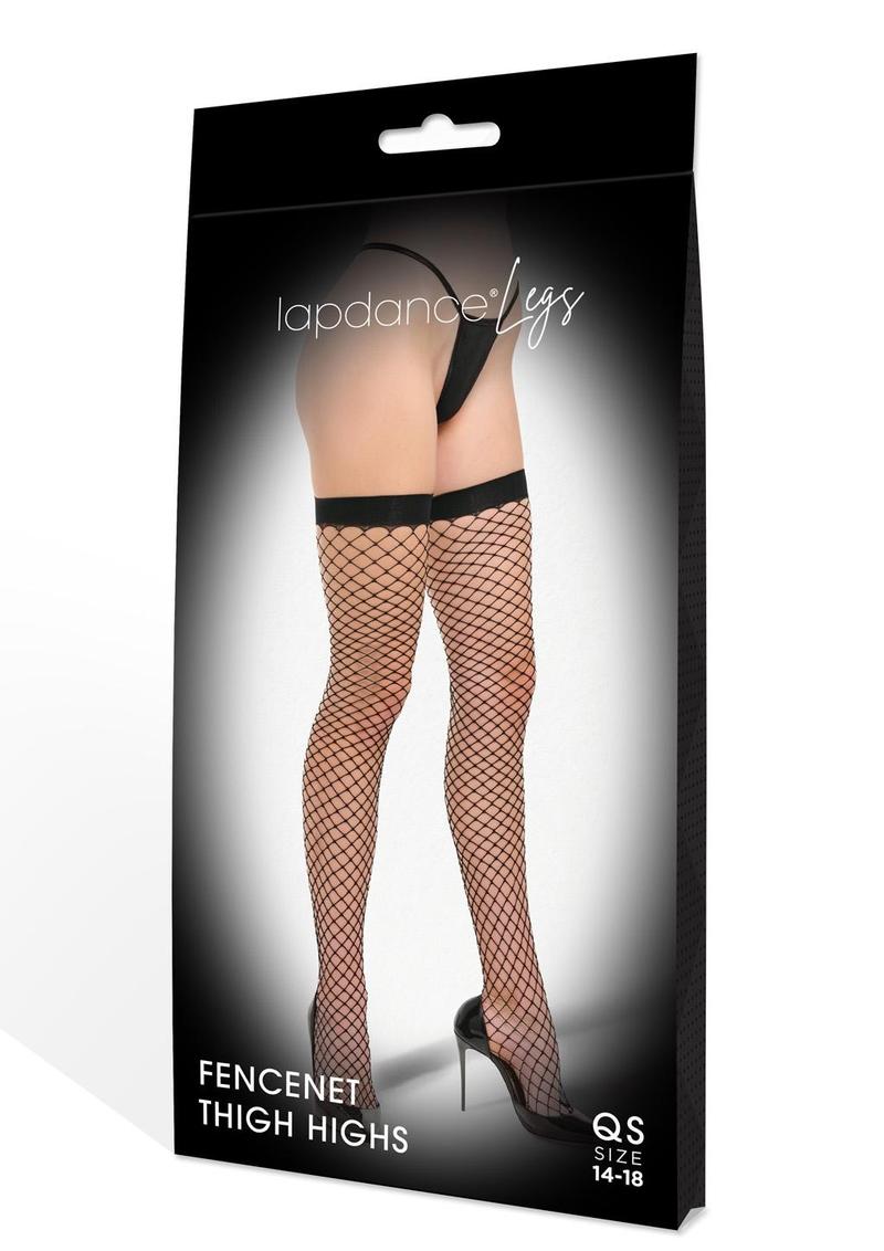 Lapdance Legs Vinyl Fishnet Thighhigh Q