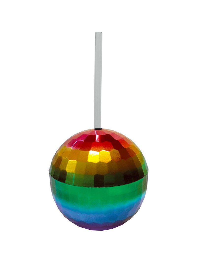 Rainbow Disco Ball Cup