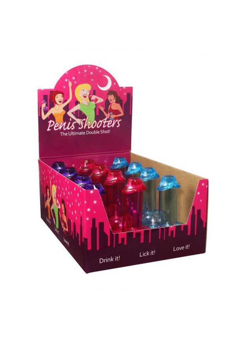 Penis Shooters Double Shot Glasses - 12 pack