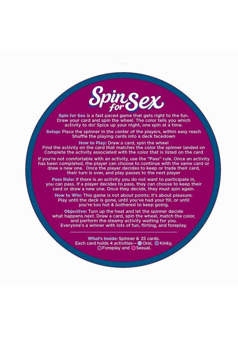Spin For Sex Game