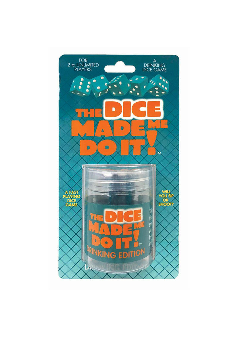 The Dice Made Me Do It: A Drinking Dice Game