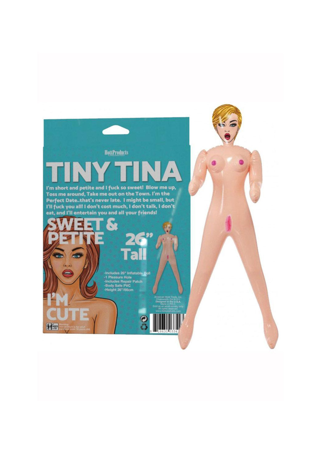 Tiny Tina Blow-Up Doll Naughty Party Tiny Tina Blow-Up Doll Naughty Party