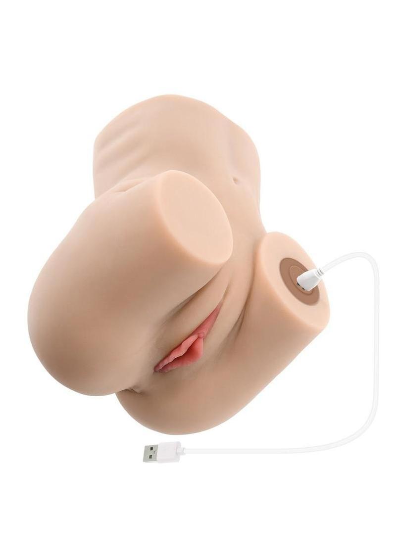 Zero Tolerance Rock My World Rechargeable Thrusting Stroker - Pussy/Ass