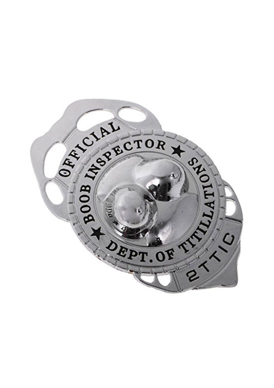 Boob Inspector Badge