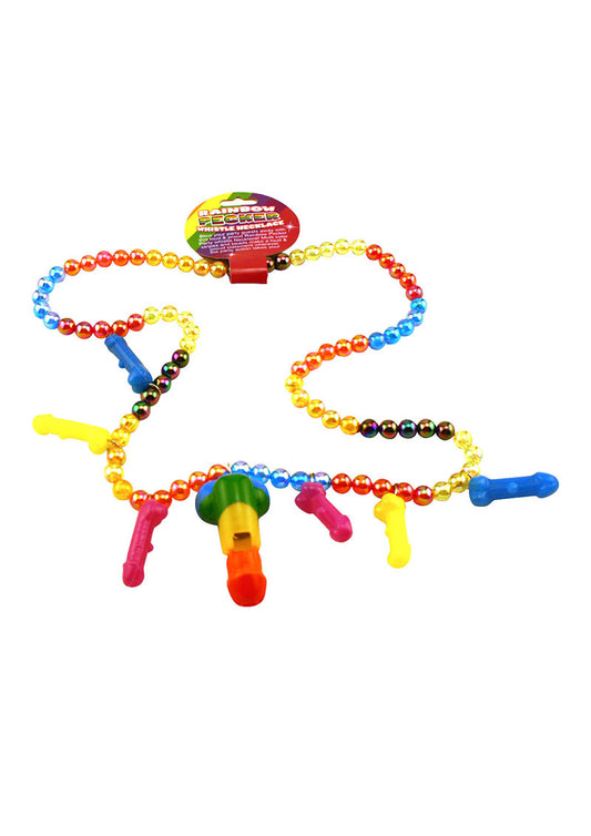 Rainbow Pecker Whistle Necklace