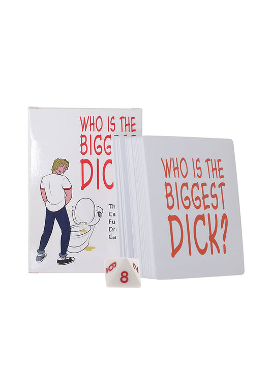 Who's The Biggest Dick? Drinking Game