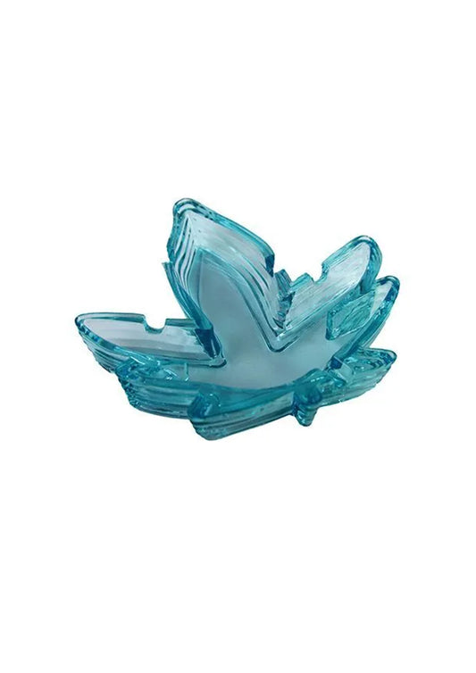 Blue Pot leaf Ashtray