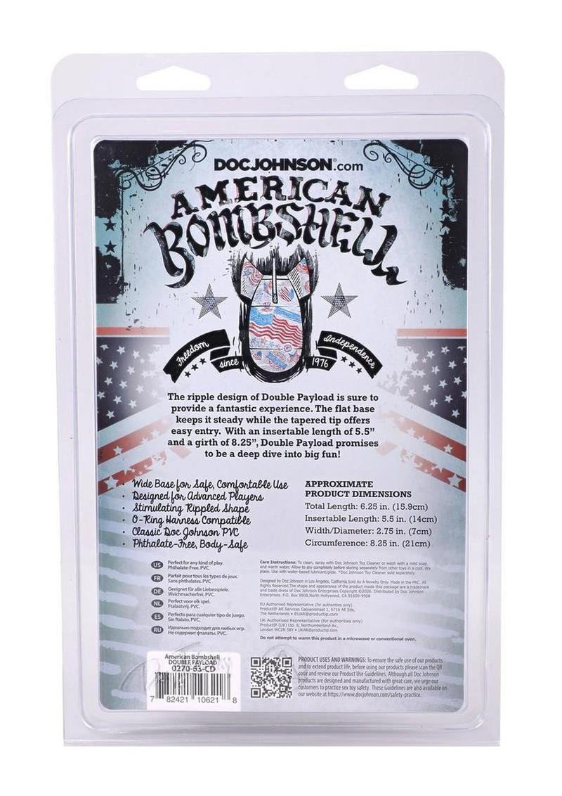 American Bombshell Double Payload Anal Plug