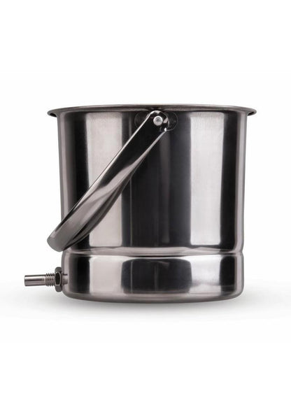Aquaclean Stainless Steel Bucket Mate Set with Interchangeable Nozzle