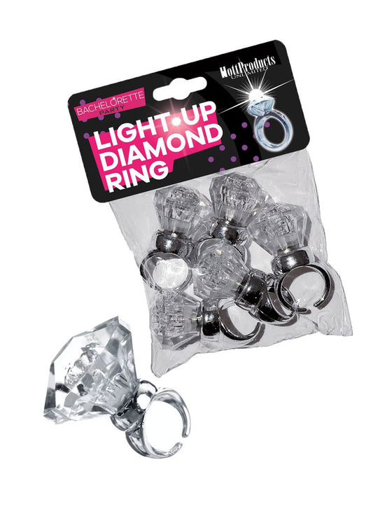 Bachelorette Party Light Up Rings - 5 Pack