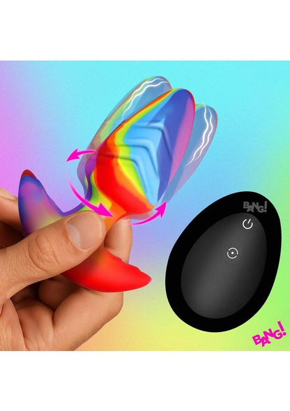 Bang Rotating and Vibrating Rechargeable Silicone Butt Plug