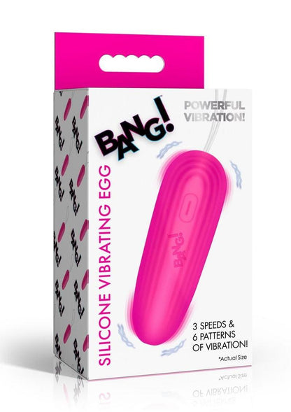Bang! Silicone Vibrating Egg - Pink