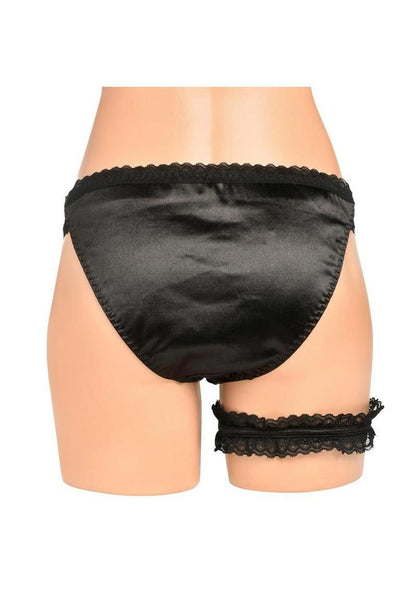 Bedroom Bliss Jolie Strap-On Panty Harness and Garter