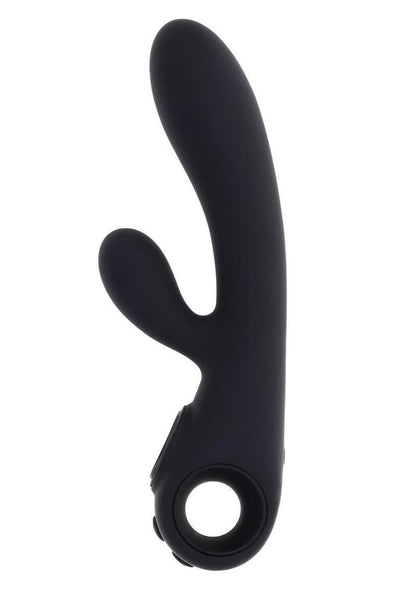 Black Magic Rechargeable Silicone Rabbit Vibrator