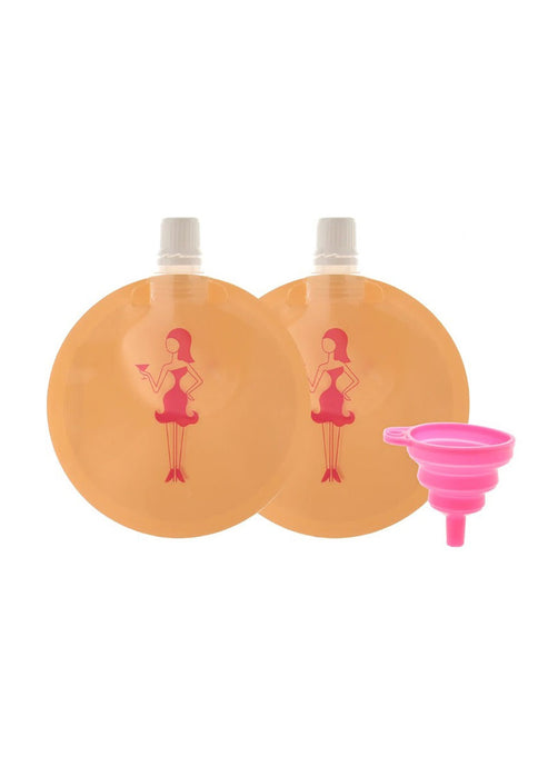 Hidden booze implant flasks novelty boobie flasks