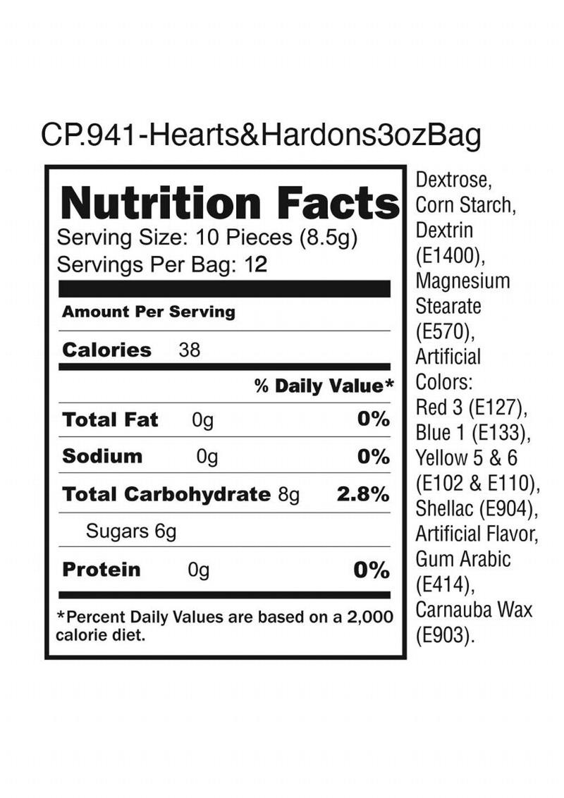 Candyprints Hearts and Hard-Ons - 3oz