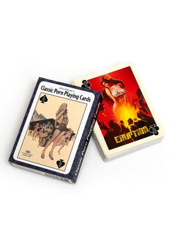 Classic Porn Poker Cards – Retro X-Rated Movie Poster Art Deck