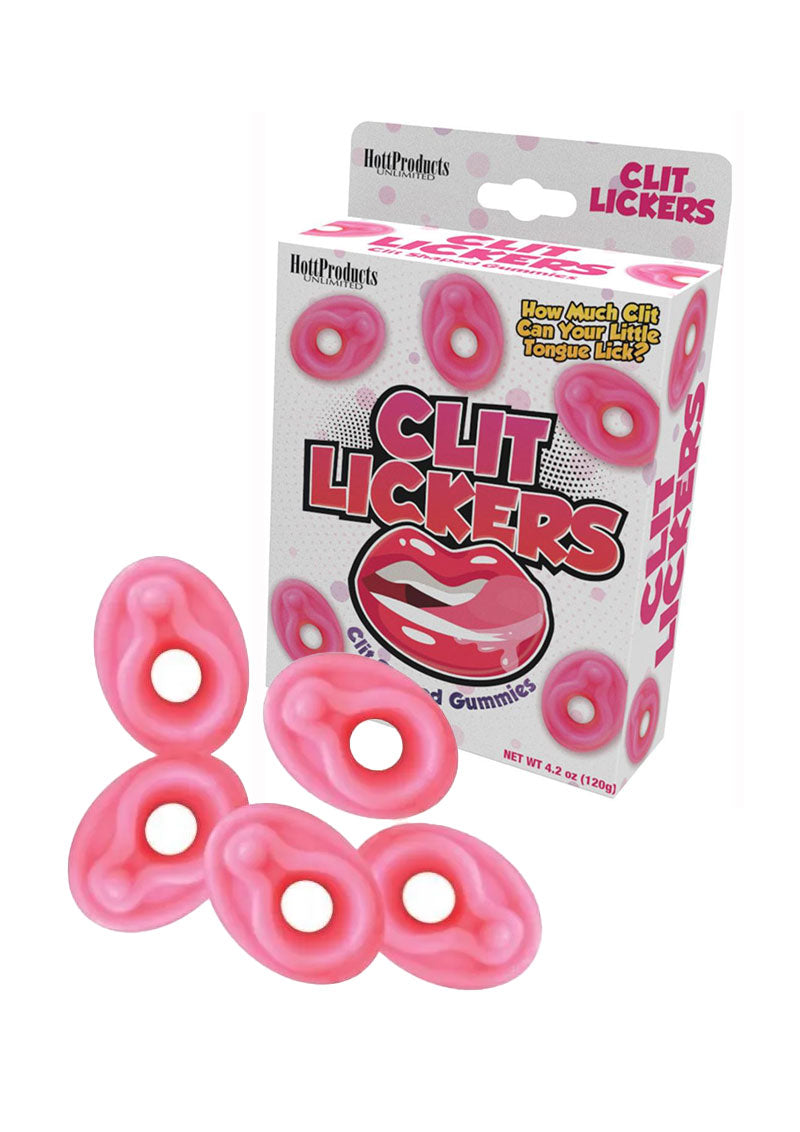 Clit Lickers Gummy Rings - Strawberry