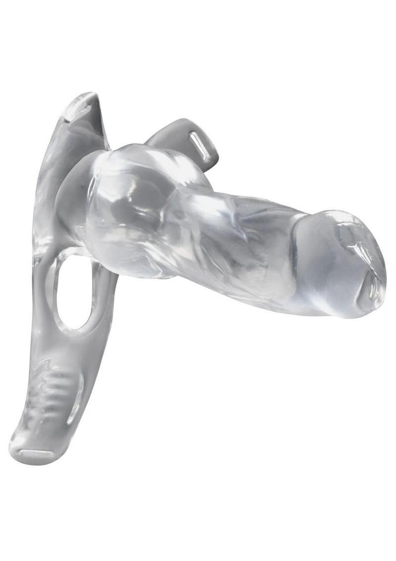 Creature Cock Snow Wolf Hollow Strap-On with Harness
