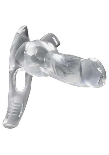 Creature Cock Snow Wolf Hollow Strap-On with Harness
