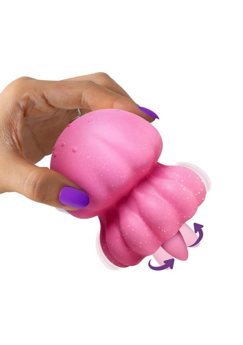 Creature Cocks Glow Jelly Licking and Vibrating Rechargeable Silicone Stimulator