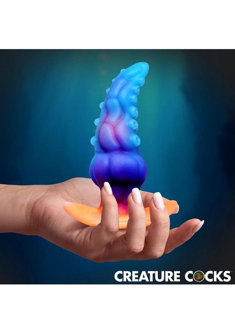 Creature Cocks Glowtopus Glow In The Dark Silicone Anal Plug