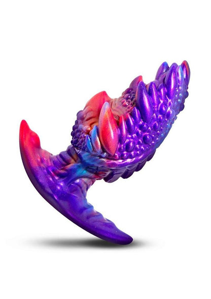 Creature Cocks Volkron Silicone Butt Plug - Multicolor