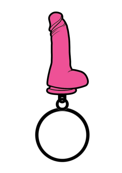 Dildo Pink Keychain