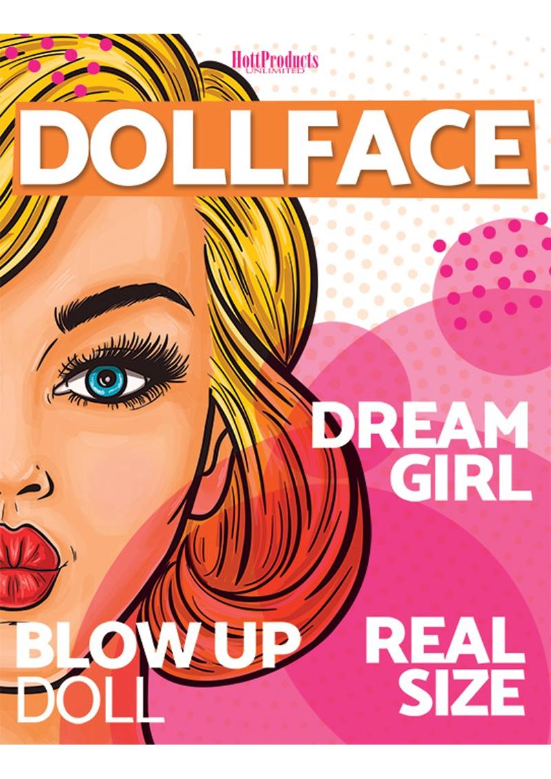 Doll Face Real Life Size Female Blow-Up Doll - 5.2 Feet