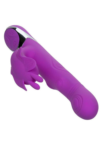 Enchanted Throbbing Butterfly Rechargeable Silicone Vibrator