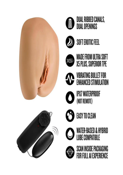 Enlust Camila Vibrating Masturbator - Pussy/Ass