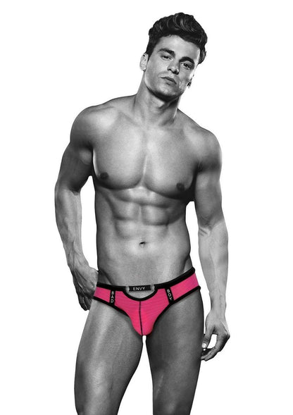 Envy Bad Boy Brief - Pink - Large/Medium