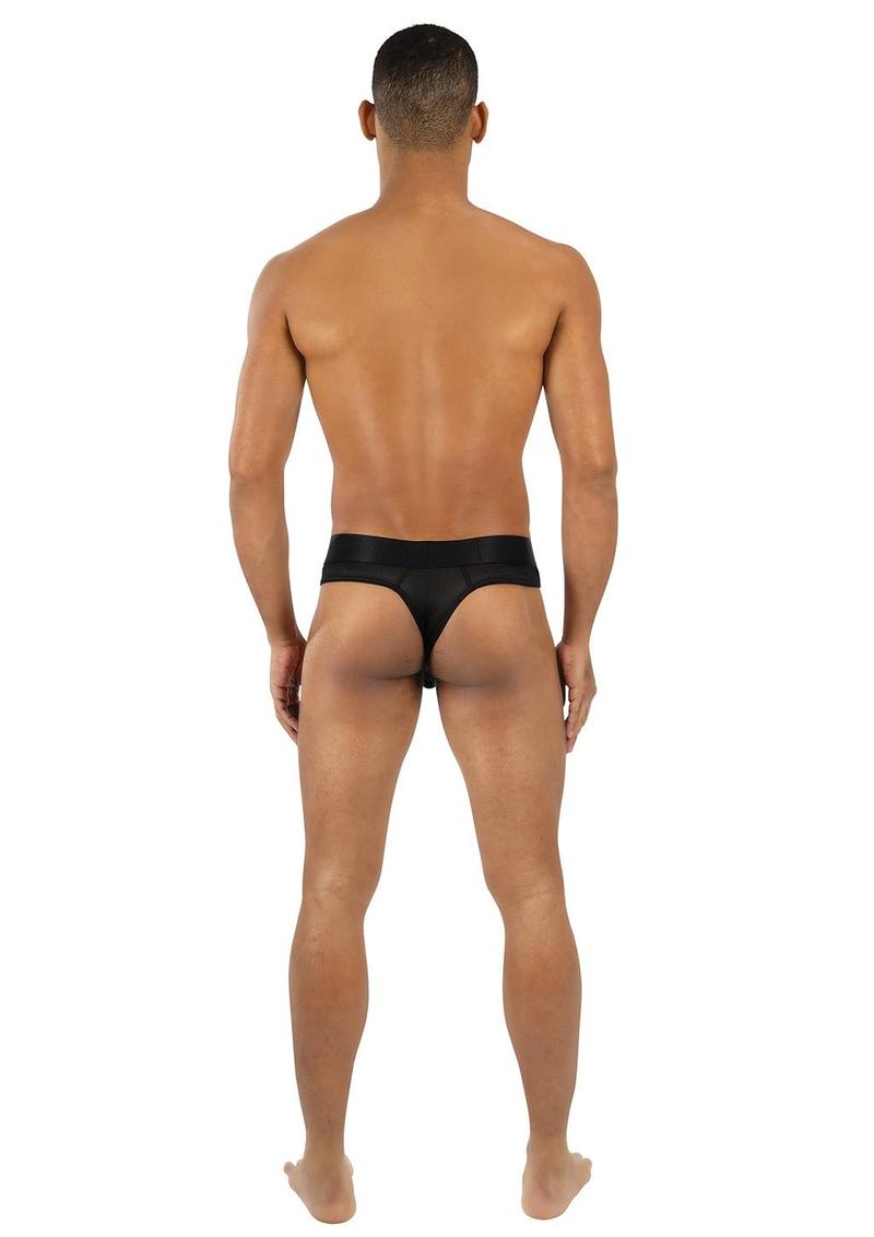 Envy Midnight Athletics Thong Black Ml - Black