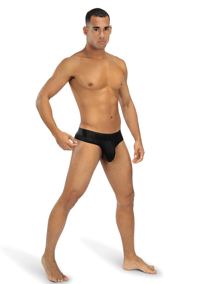 Envy Midnight Athletics Thong Black Sm - Black
