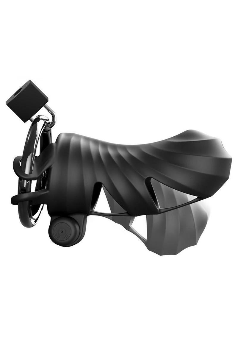 Fantasy C-Ringz Controlcore Harness Remote Control Vibrating Rechargeable Silicone Cock Blocker