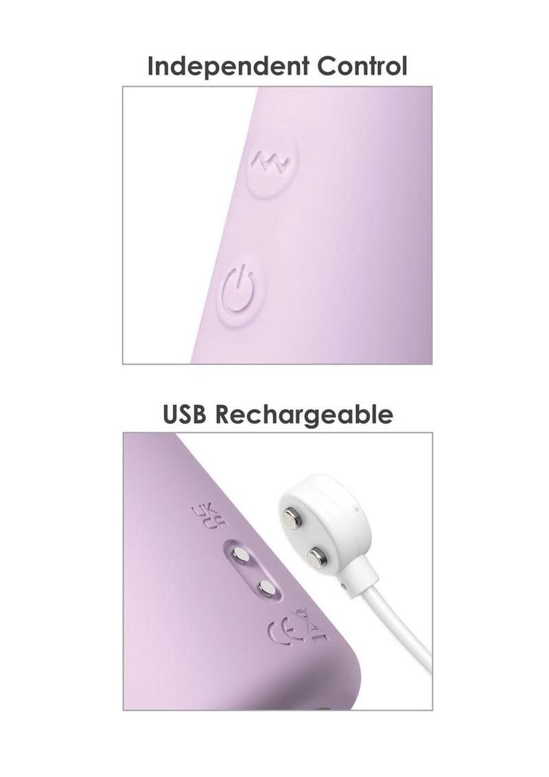 Fantasy For Her Fantasy Twist Dual Rechargeable Silicone Vibrator