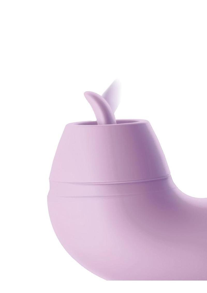 Fantasy For Her G-Touch Pulse Pro Rechargeable Silicone Rabbit Vibrator with Clitoral Stimulator